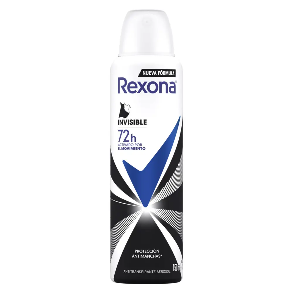 Desodorante Aerosol Rexona Mujer Aero Invisible 150 ml