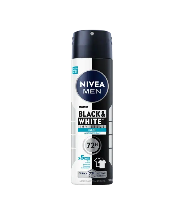 Desodorante Nivea Men B&W Invisible Fresh Spray 350 ml
