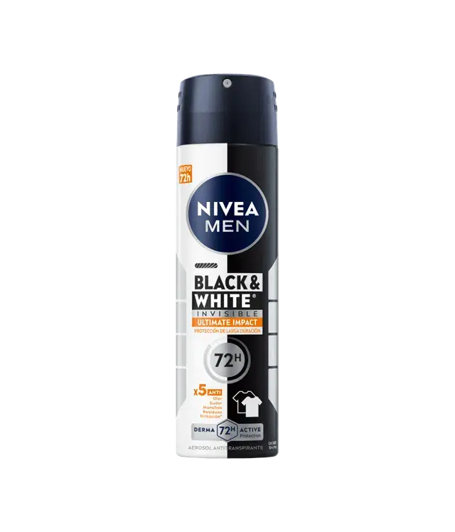Desodorante Nivea Men B&W Invisible Ultimate Impact Spray 350 ml