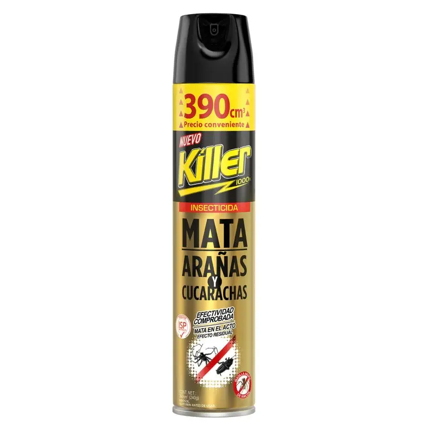 Insecticida Killer Arañas y Cucarachas 390 CC