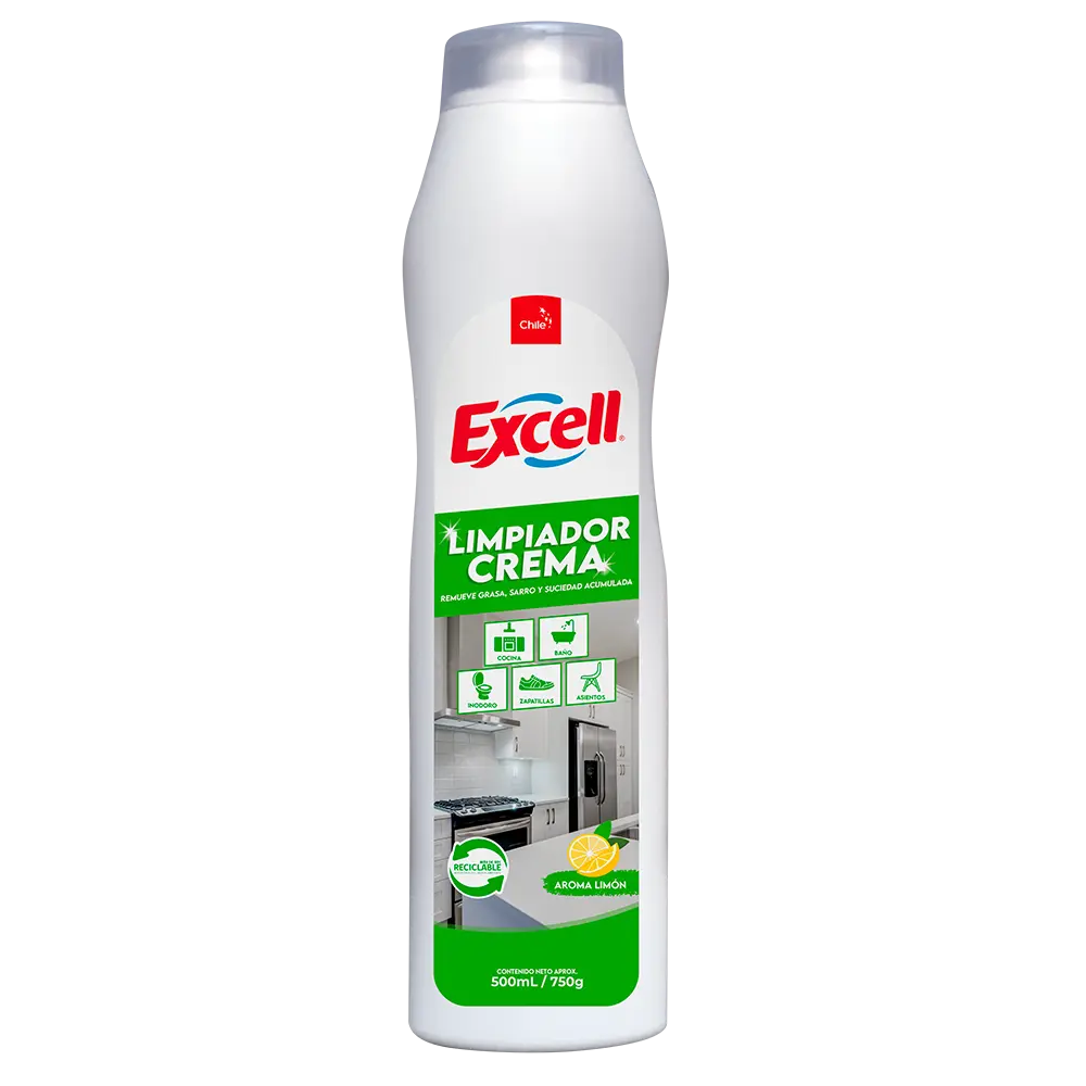 Limpiador Crema Excell 750 grs