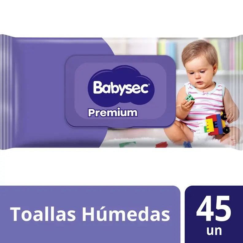 Toalla Humeda Bebysec 45 Un