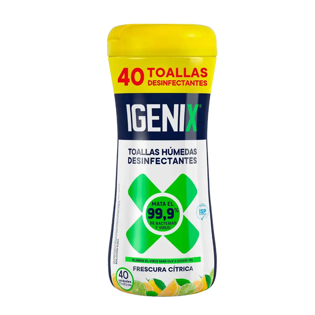 Toallitas Húmedas Igenix Desinfectantes 40 un