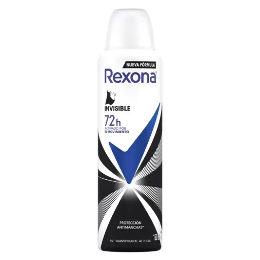 Desodorante Aerosol Rexona Mujer Aero Invisible 150 ml