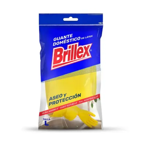 Guantes Latex Amarillo Talla L Brillex