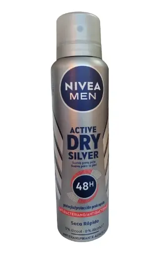 Desodorante Nivea Men Active Dry Silver 350 ml